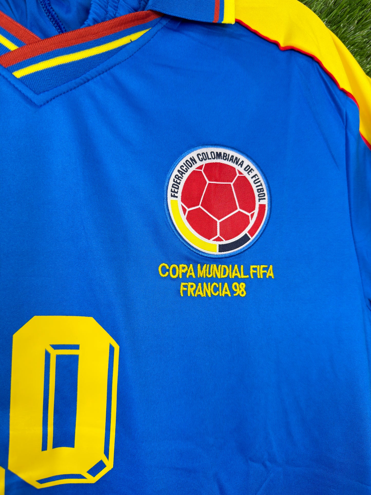 Colombia 1998 Away (Valderrama)
