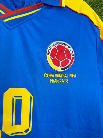 Colombia 1998 Away (Valderrama)